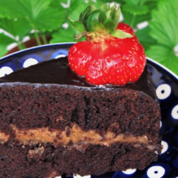 Zdrowy tort czekoladowy na dzień Matki